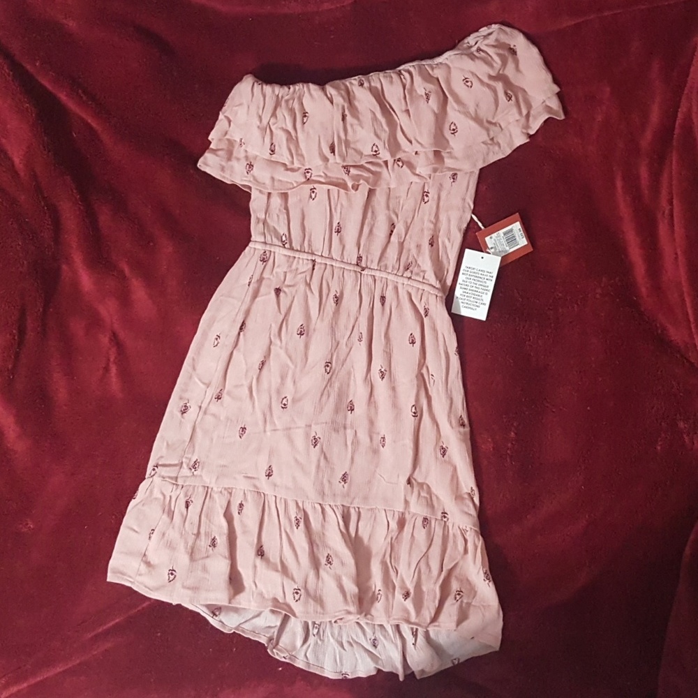 NWT Pink One Shoulder Dress